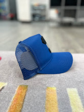 Load image into Gallery viewer, Blue Trucker Hat