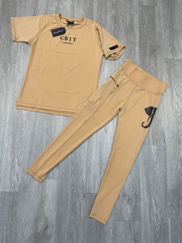 Brandy Brown Dri-Fit Compression Set