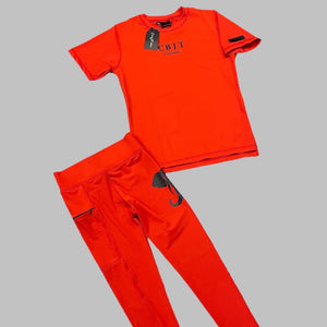 Oriole Orange Dri-Fit Compression Set