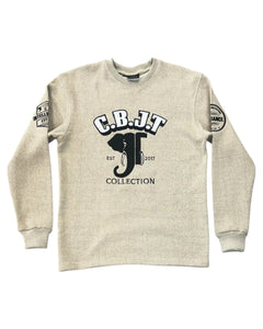 CBJT OATMeal Initial CrewNeck